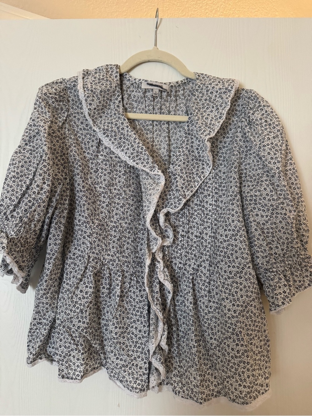 Madewell Blaire Ruffle Top